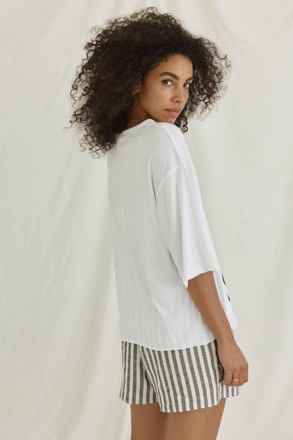 Weiches T-Shirt Mit Mer &amp; Soleil Druck