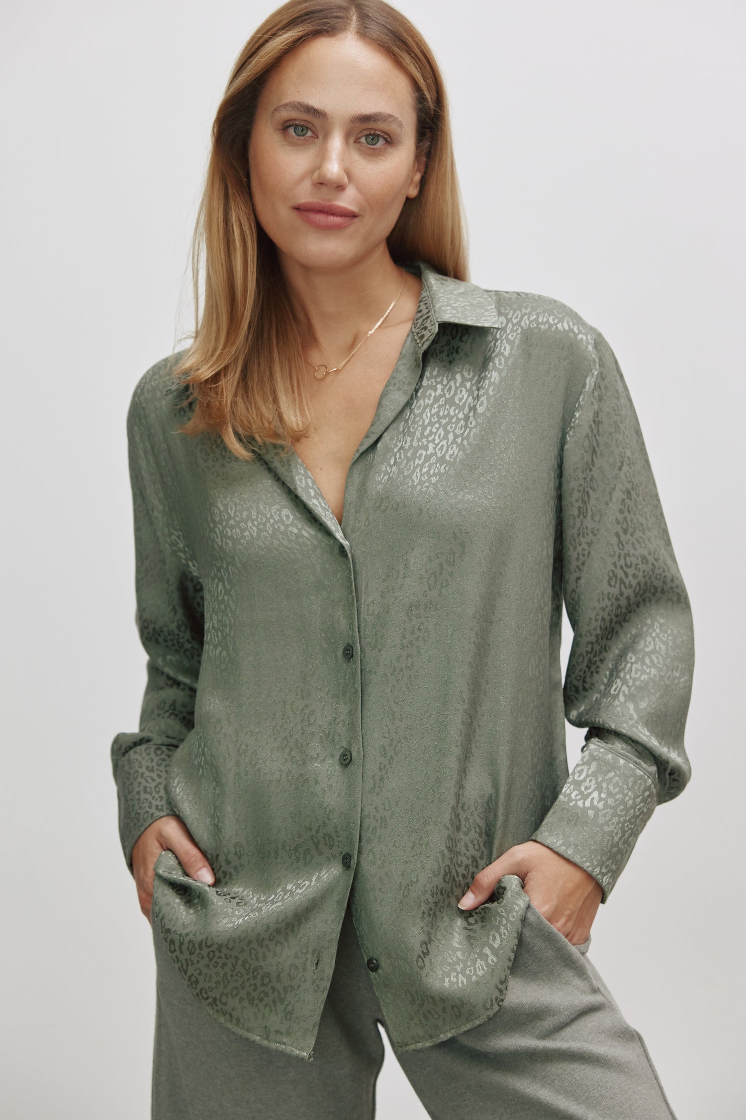 Jacquard Bluse