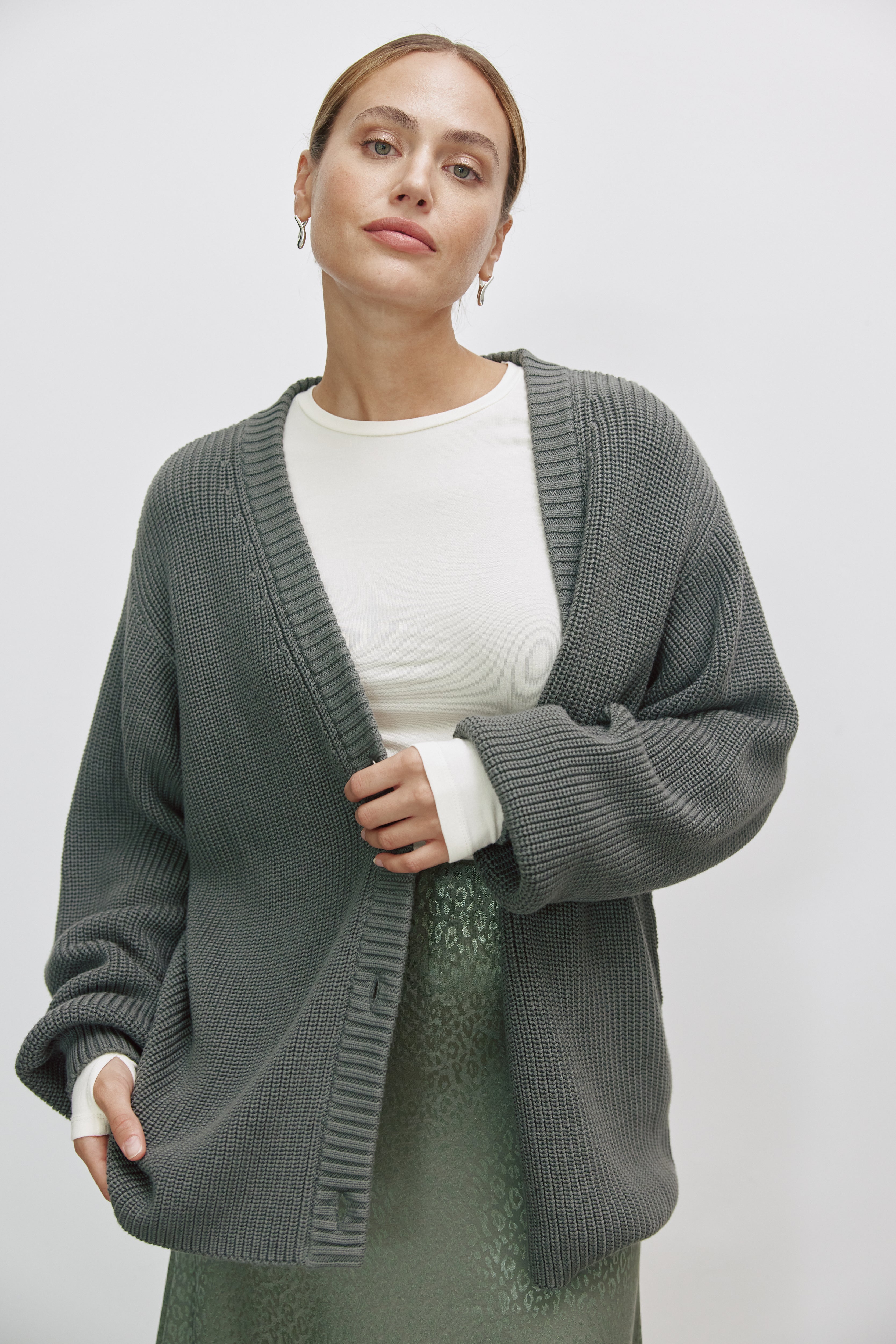 Oversized Strickcardigan